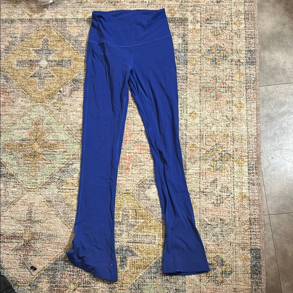 Lululemon Blue Flared Leggings